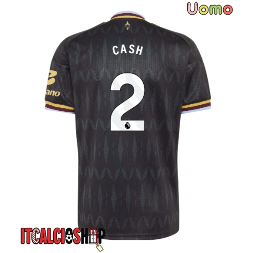 Aston Villa Matty Cash #2 Seconda Maglia 2026-27 Manica Corta